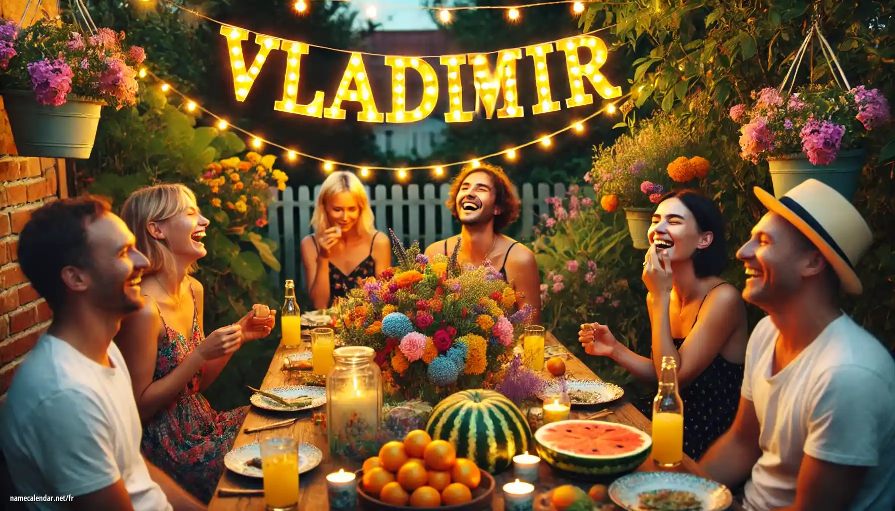 Célébration du jour du nom et du nom - Vladimir