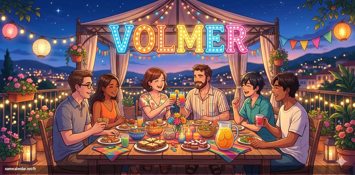 Célébration du jour du nom et du nom - Volmer