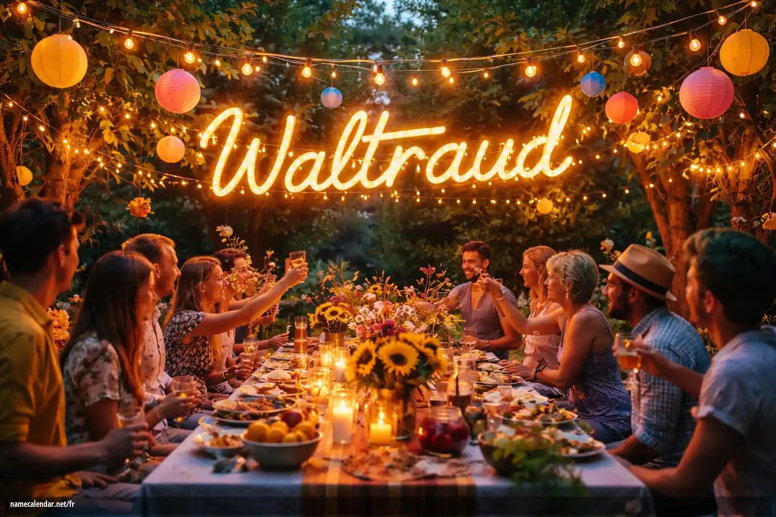 Célébration du jour du nom et du nom - Waltraud