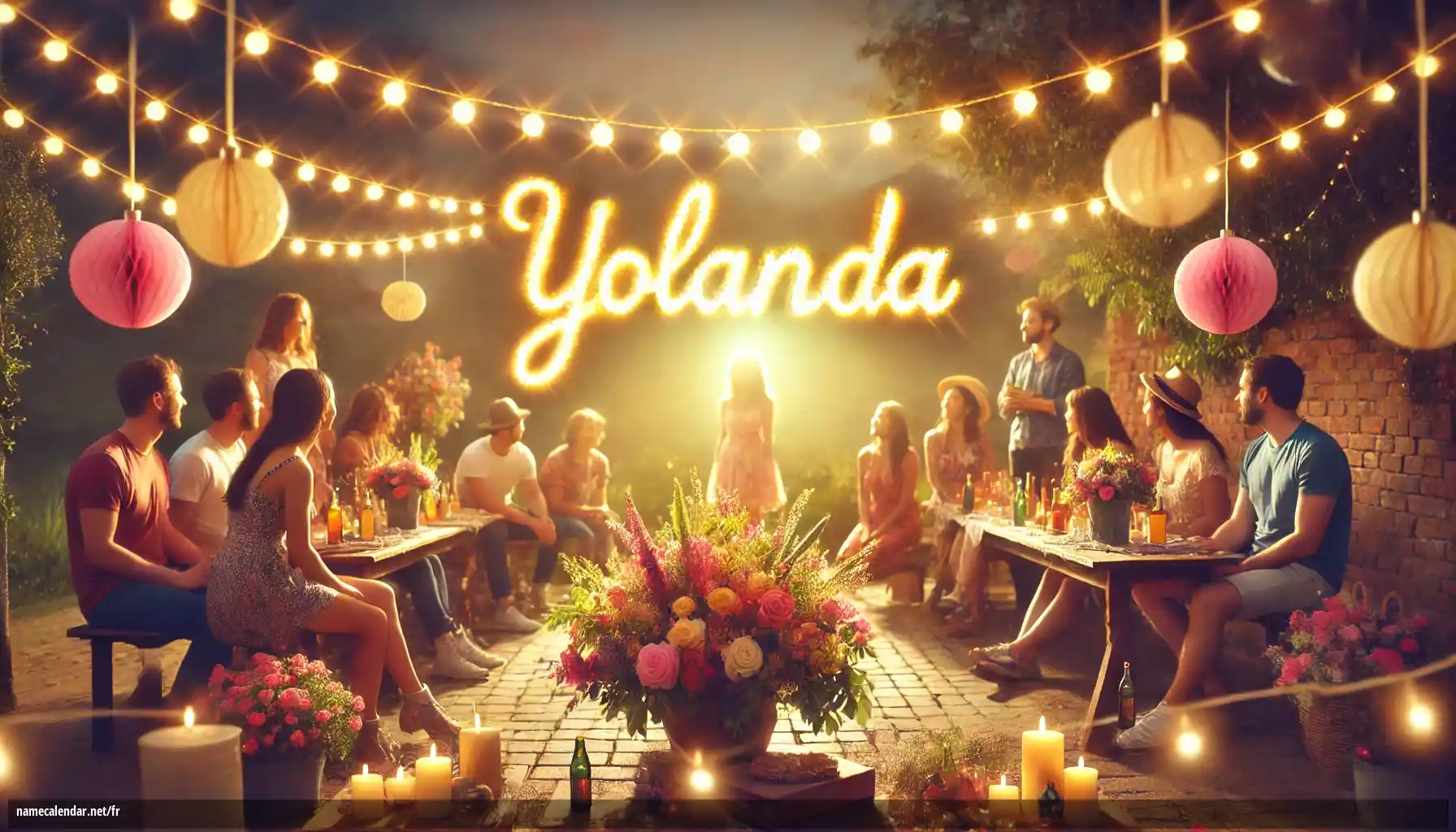 Célébration du jour du nom et du nom - Yolanda