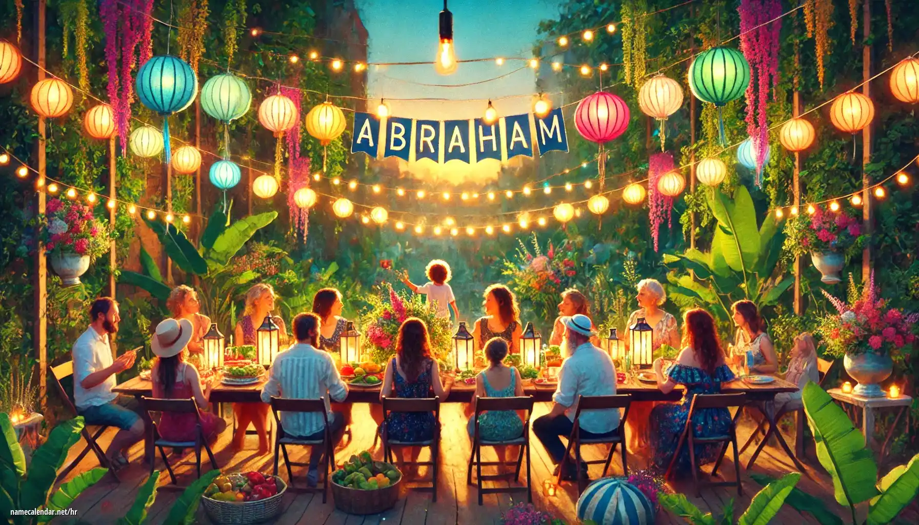 Proslava imendana i imendana - Ábrahám