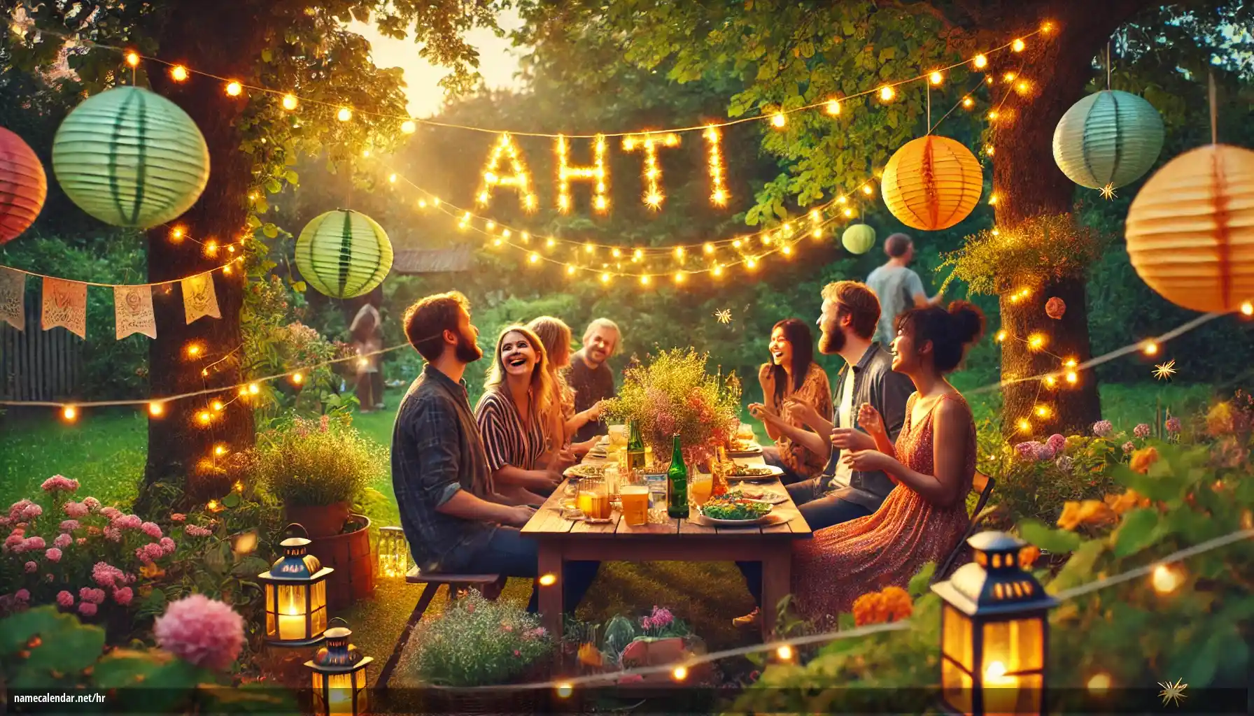 Proslava imendana i imendana - Ahti