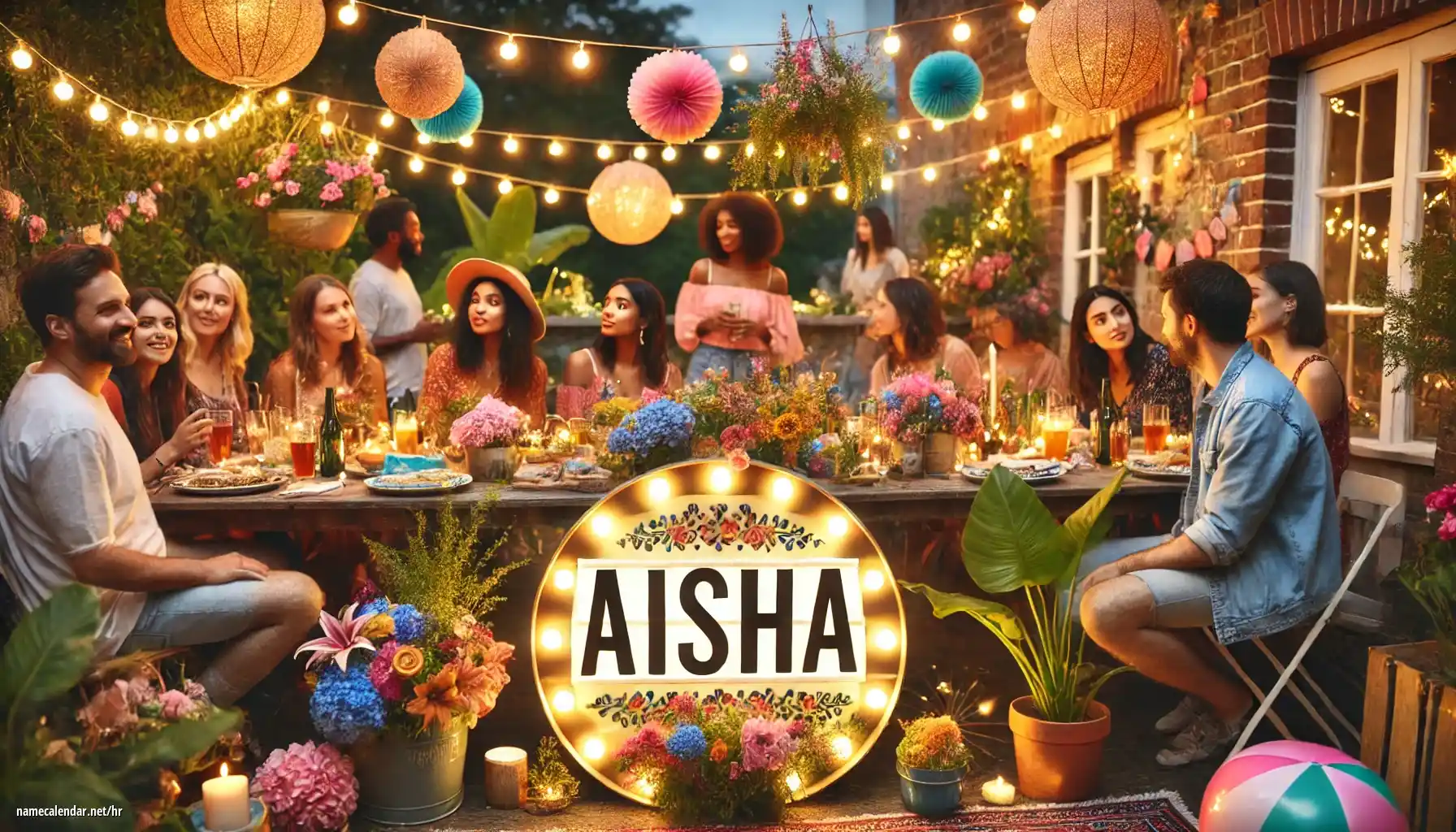 Proslava imendana i imendana - Aisha