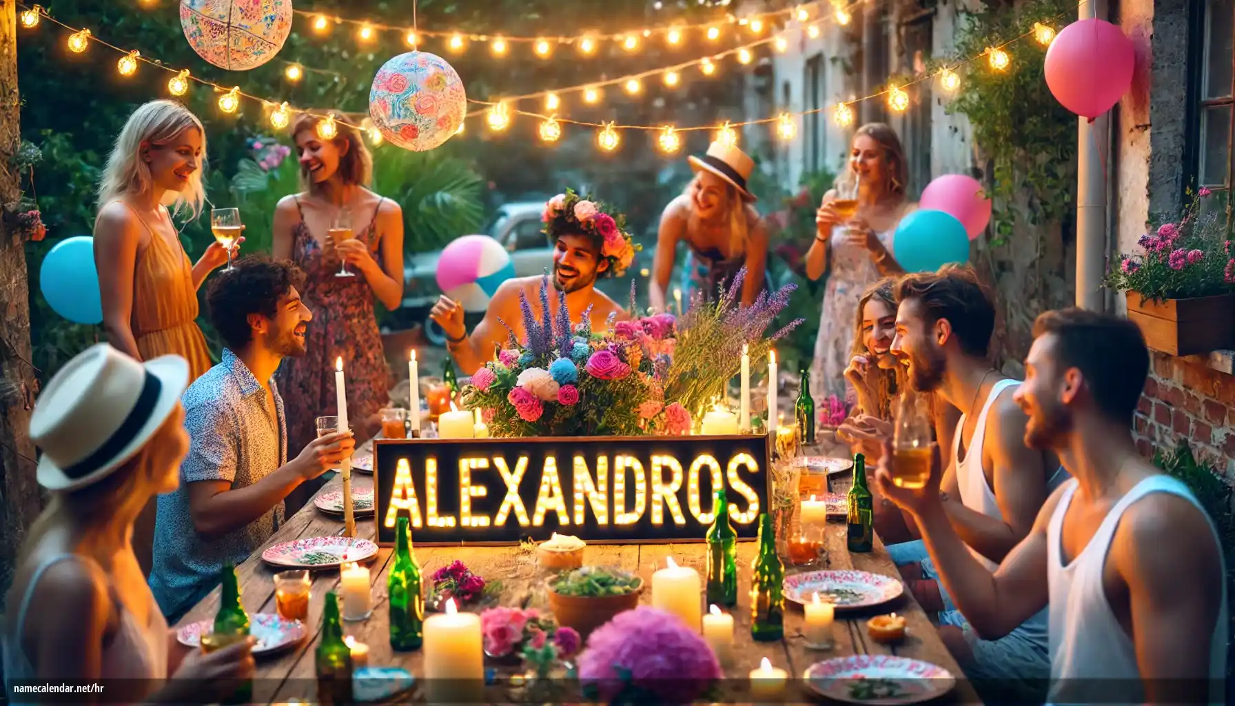 Proslava imendana i imendana - Alexandros