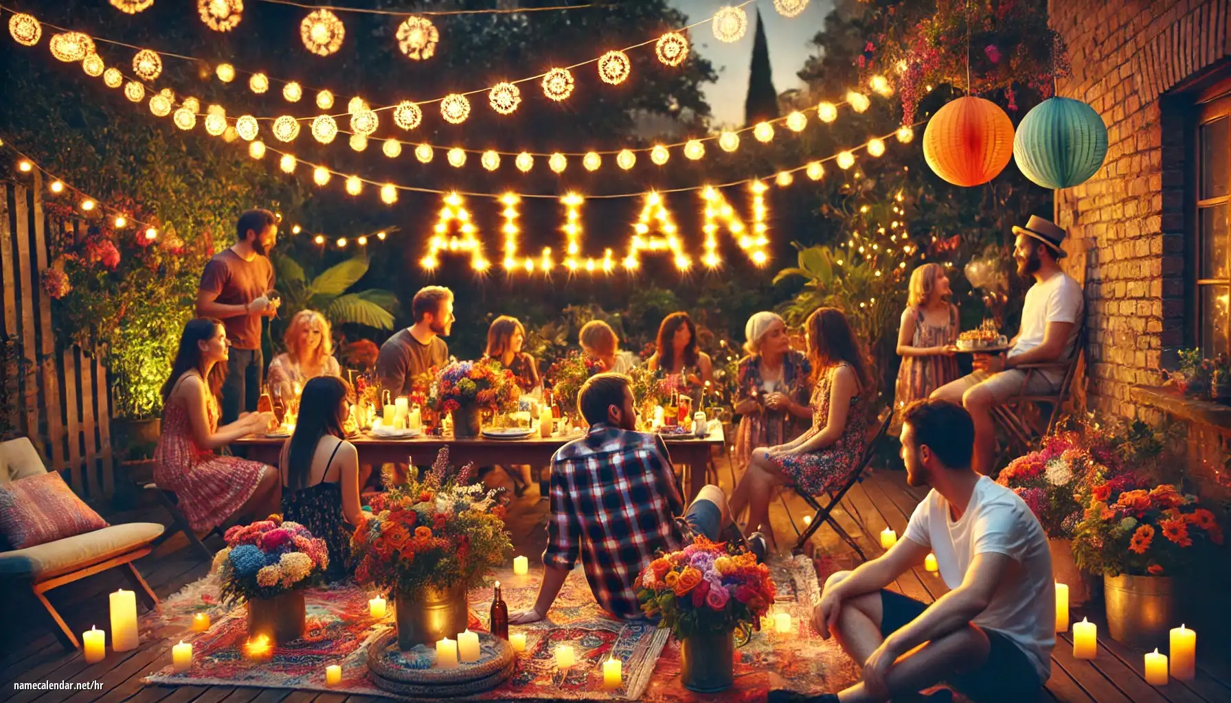 Proslava imendana i imendana - Allan