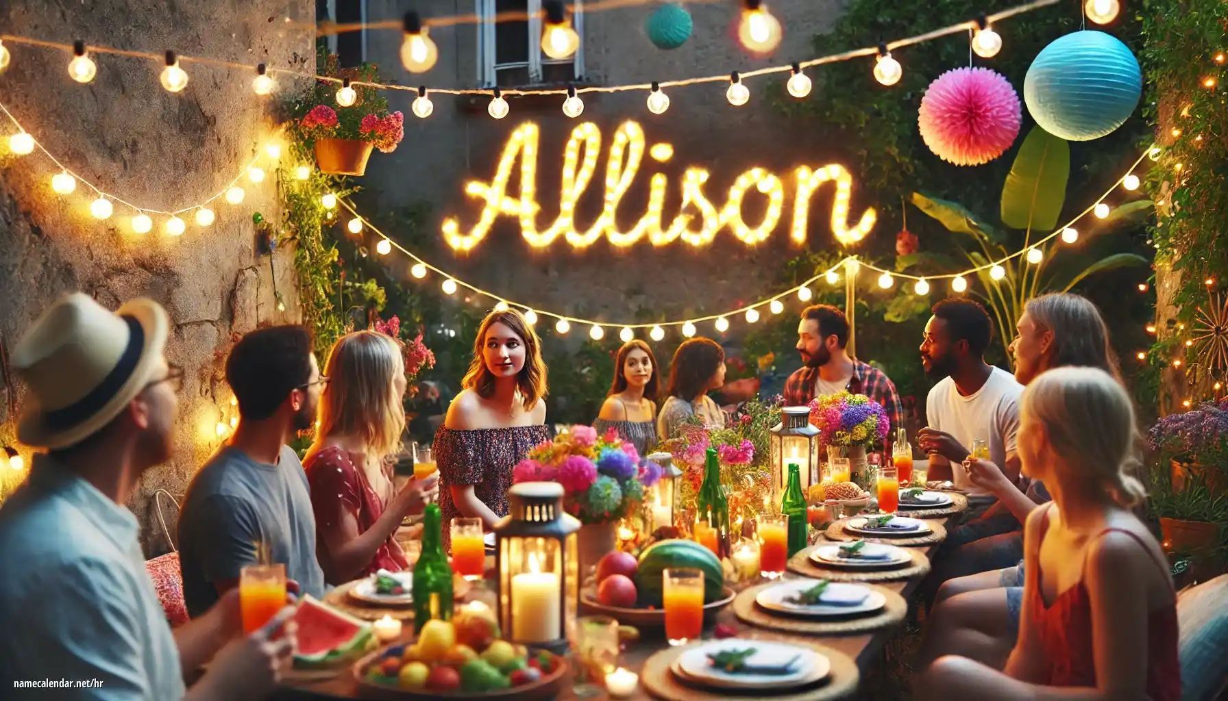 Proslava imendana i imendana - Allison