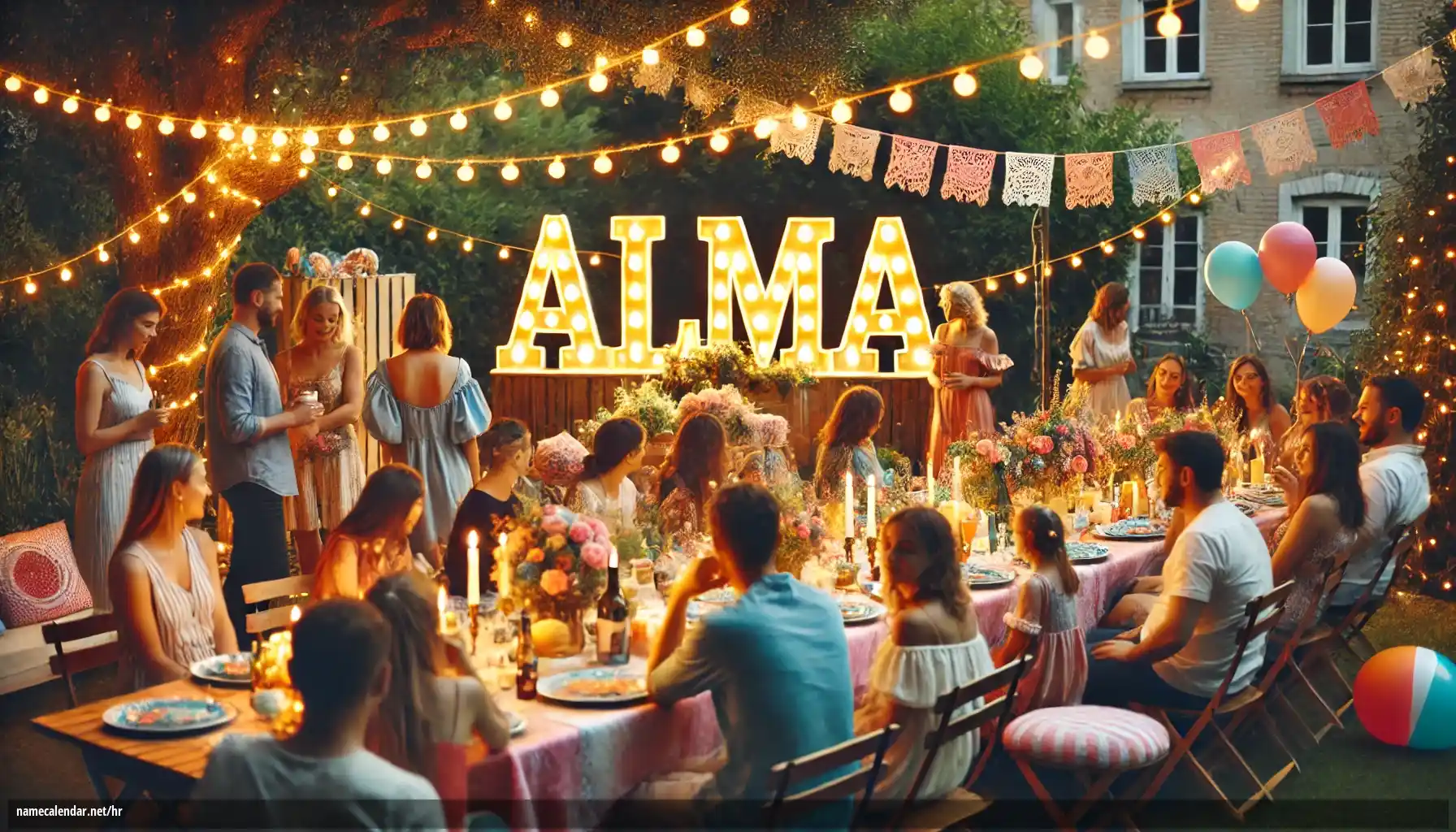 Proslava imendana i imendana - Alma