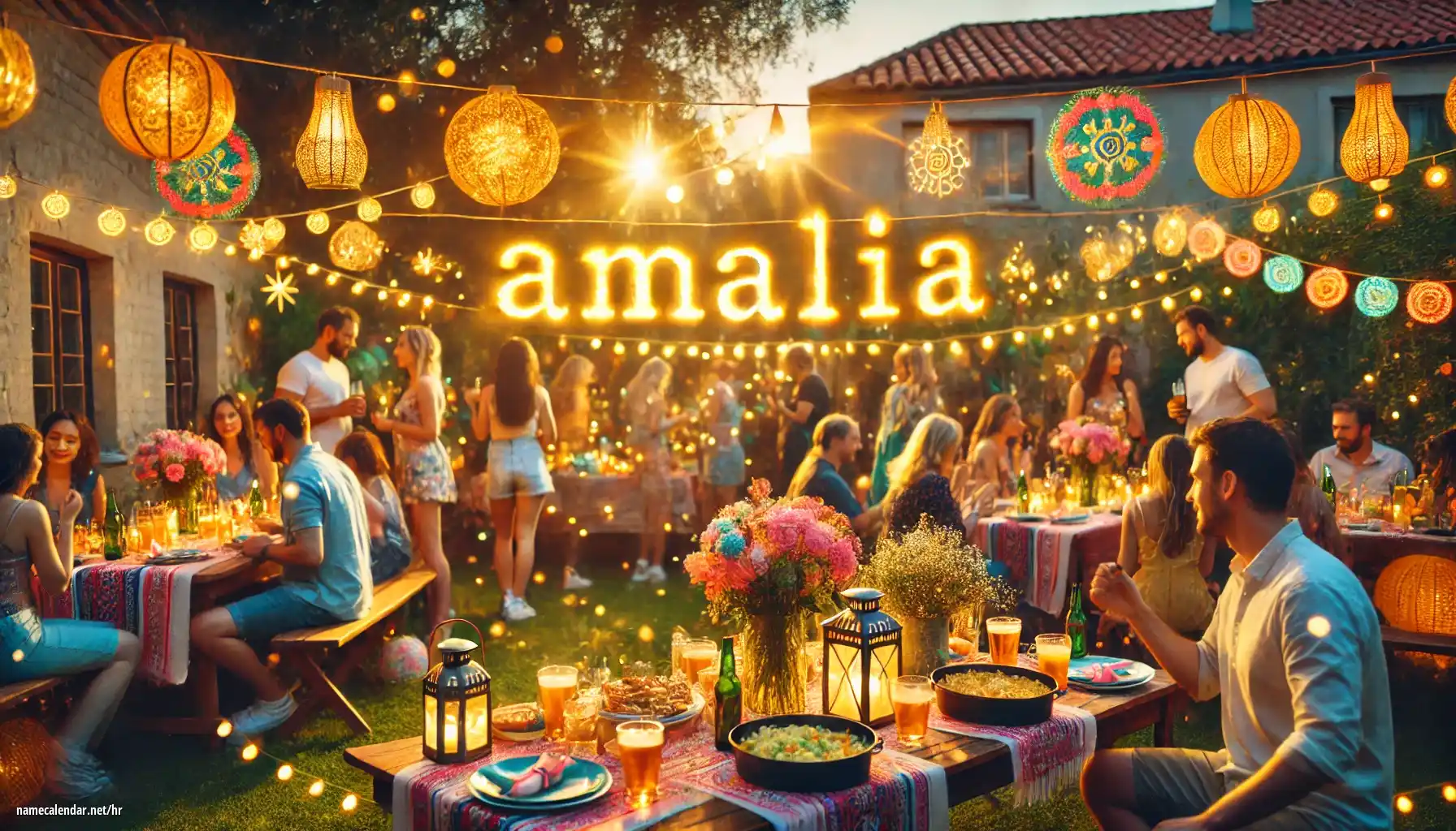 Proslava imendana i imendana - Amalia