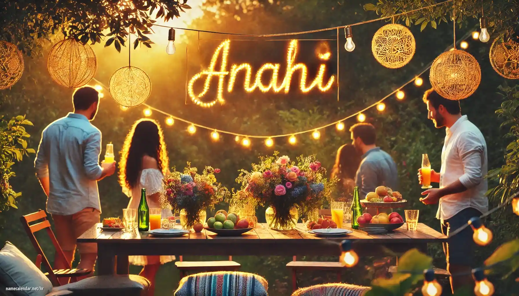 Proslava imendana i imendana - Anahi