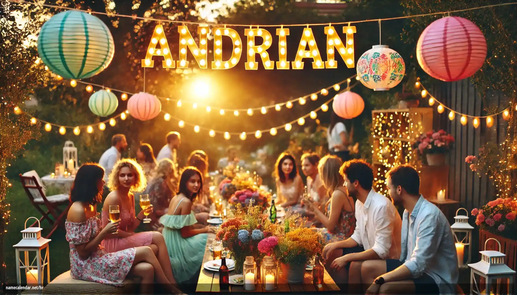 Proslava imendana i imendana - Andrian