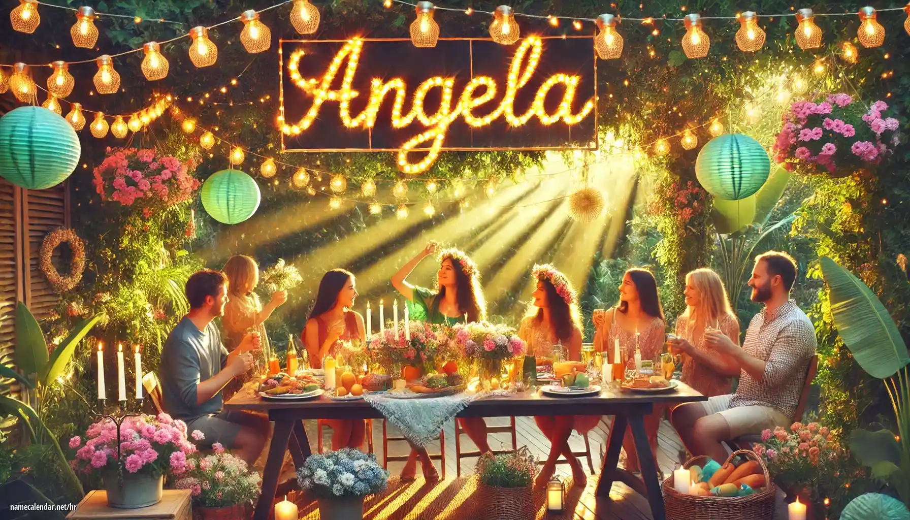 Proslava imendana i imendana - Angéla