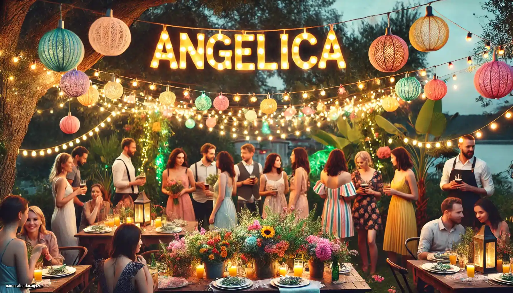 Proslava imendana i imendana - Angelica