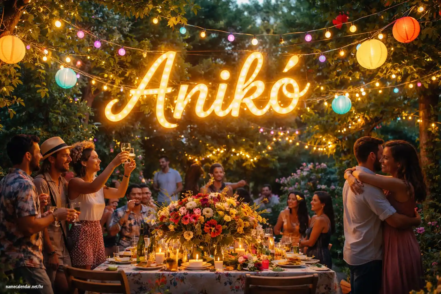 Proslava imendana i imendana - Anikó