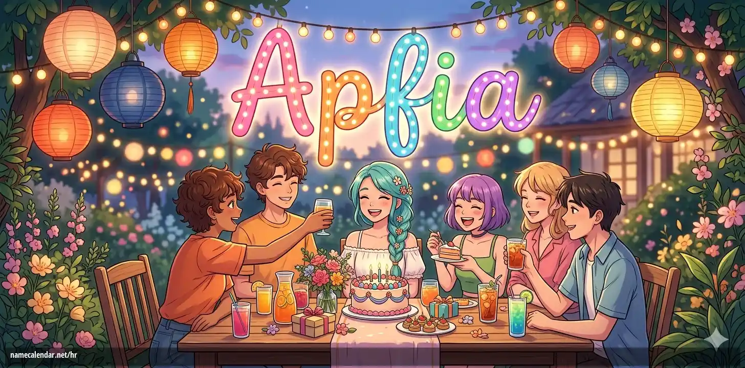 Proslava imendana i imendana - Apfia