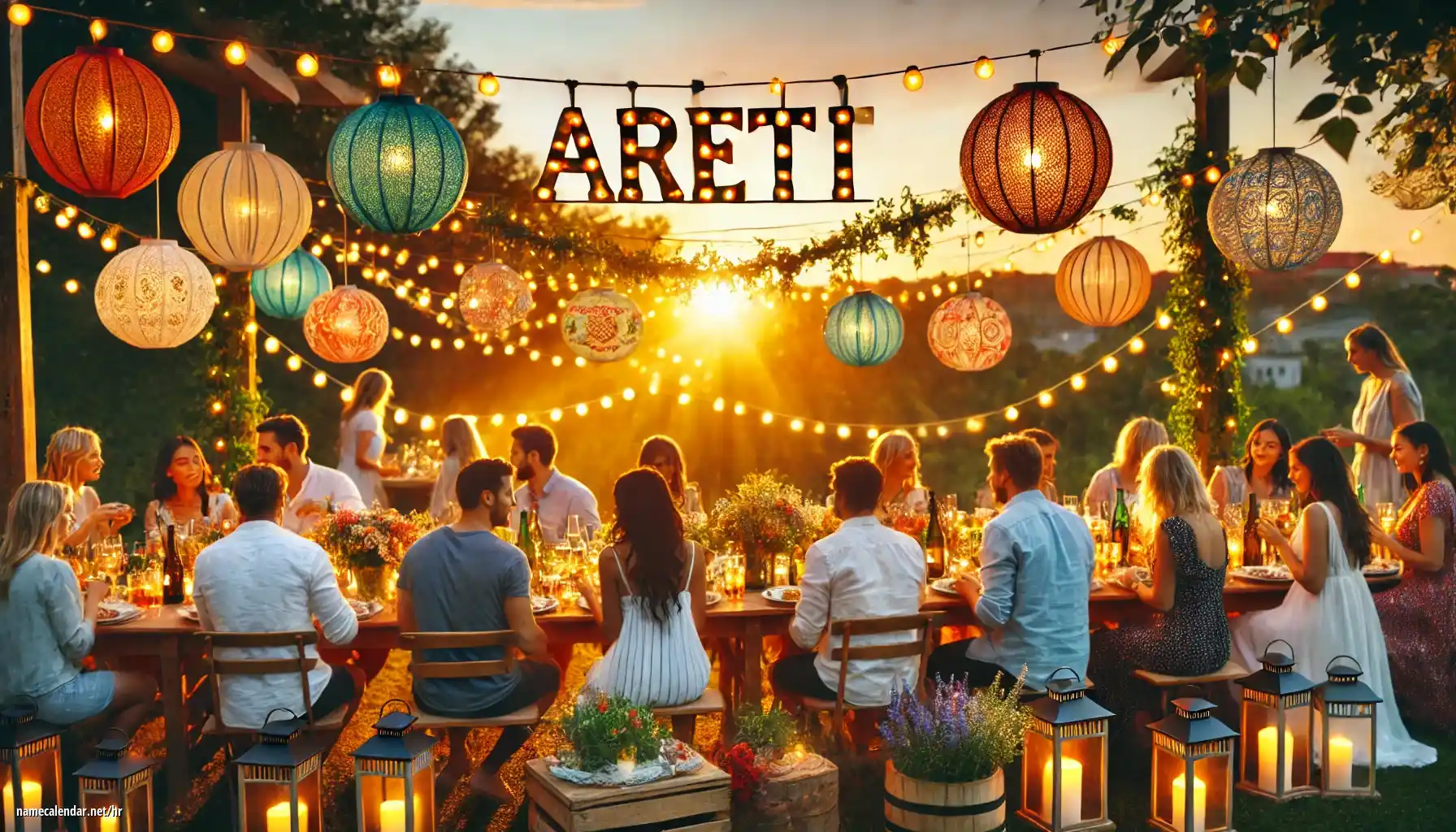 Proslava imendana i imendana - Areti