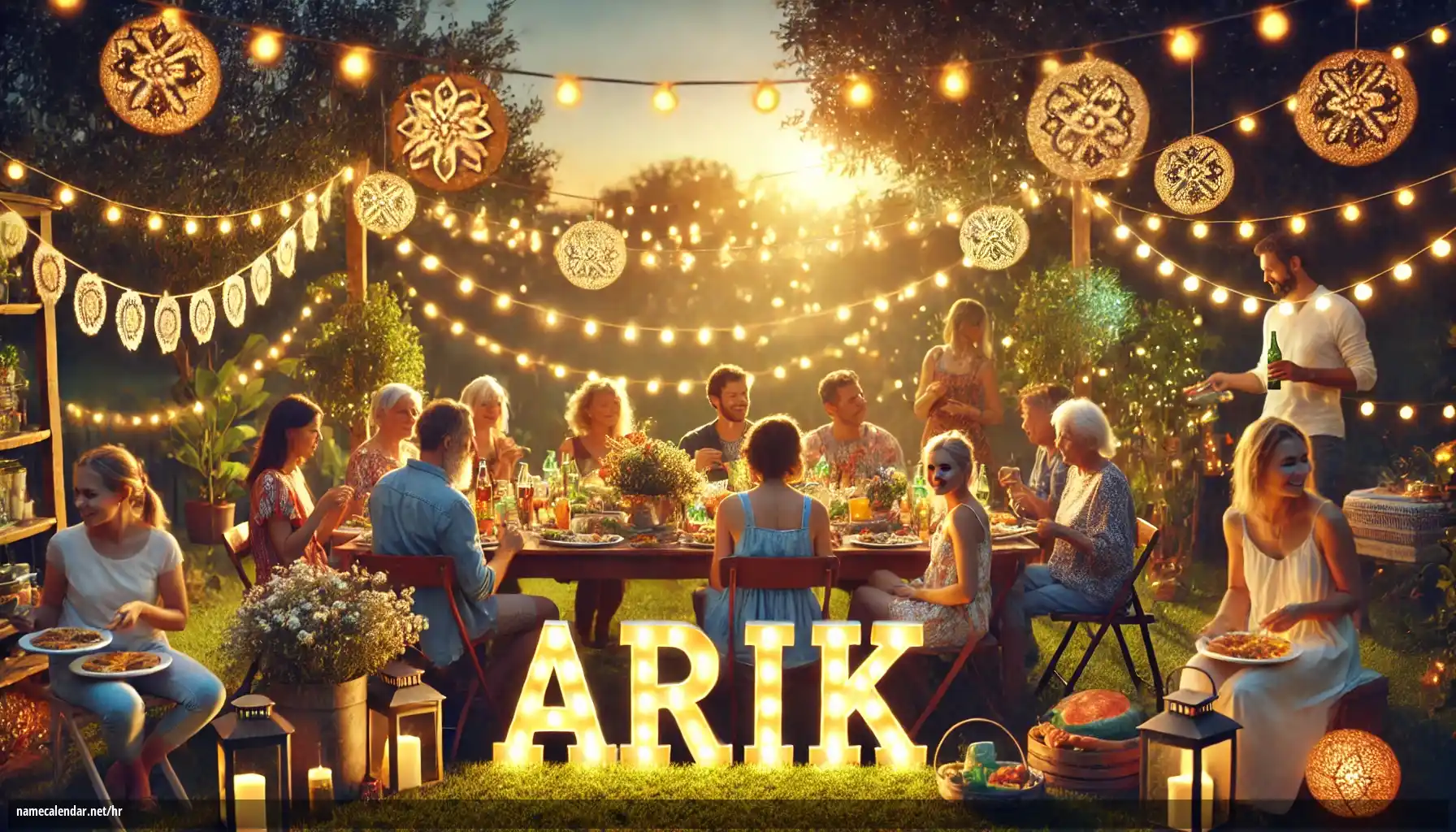 Proslava imendana i imendana - Arik