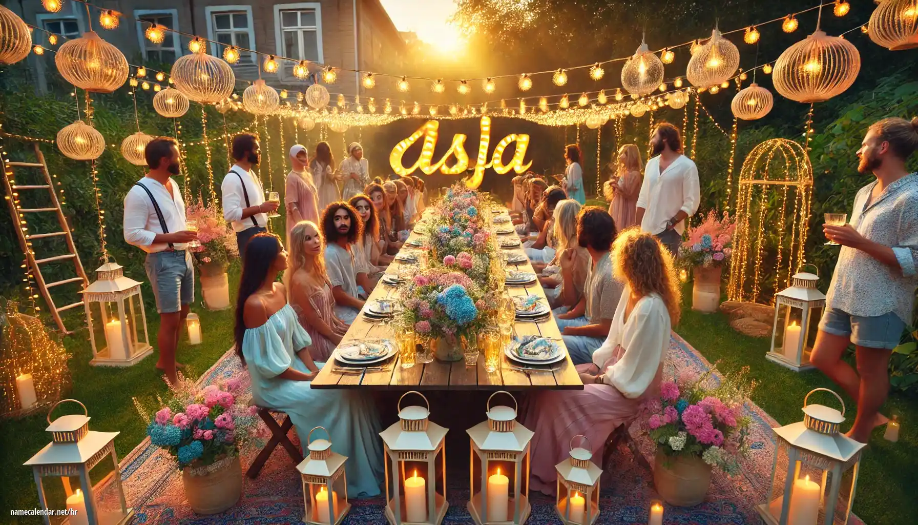 Proslava imendana i imendana - Asja