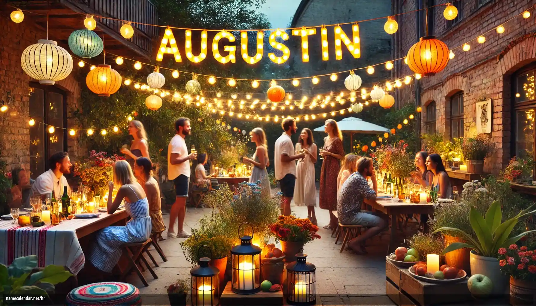 Proslava imendana i imendana - Augustin