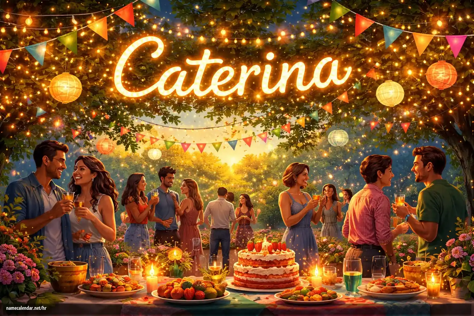 Proslava imendana i imendana - Caterina