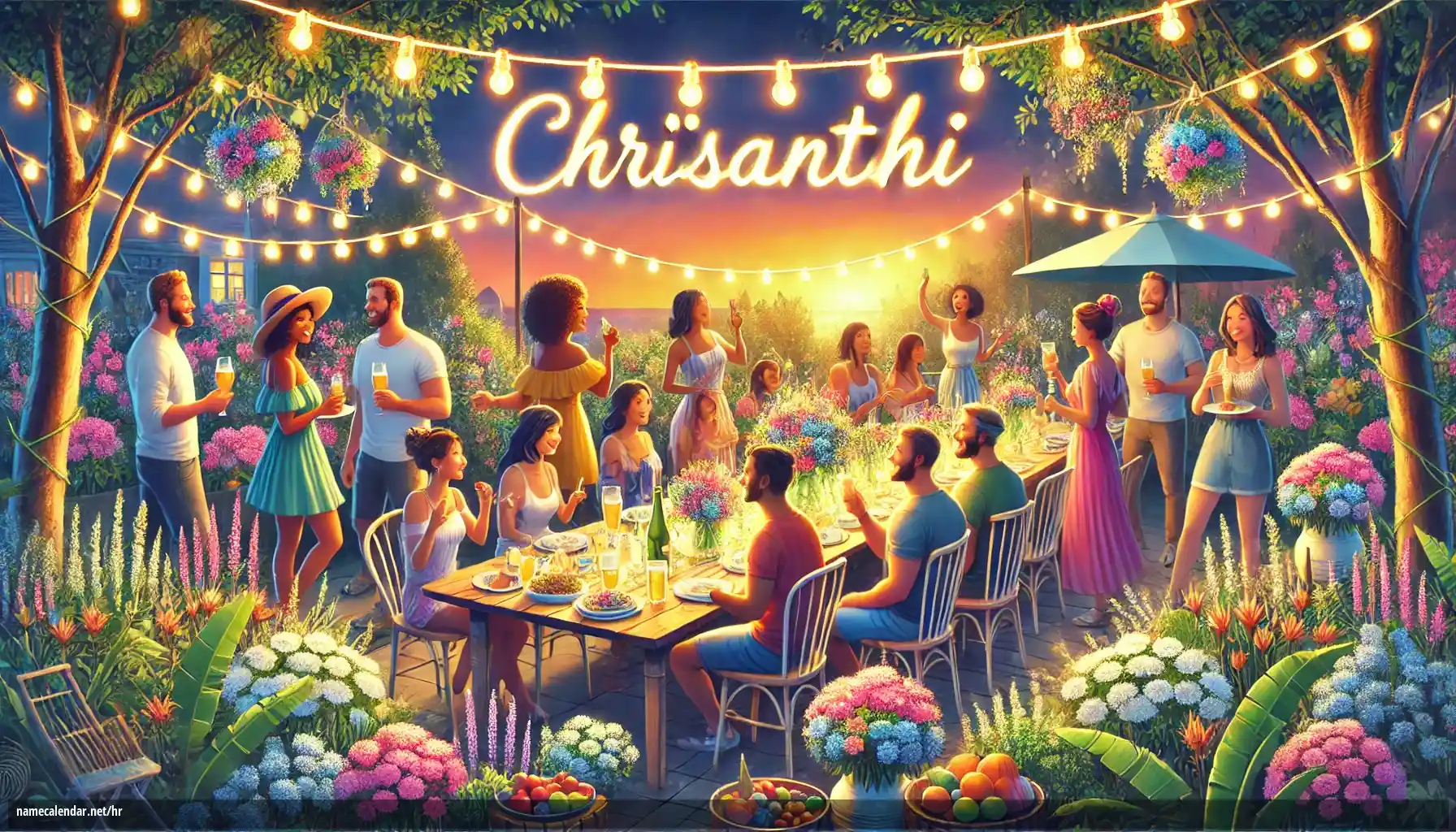 Proslava imendana i imendana - Chrisanthi