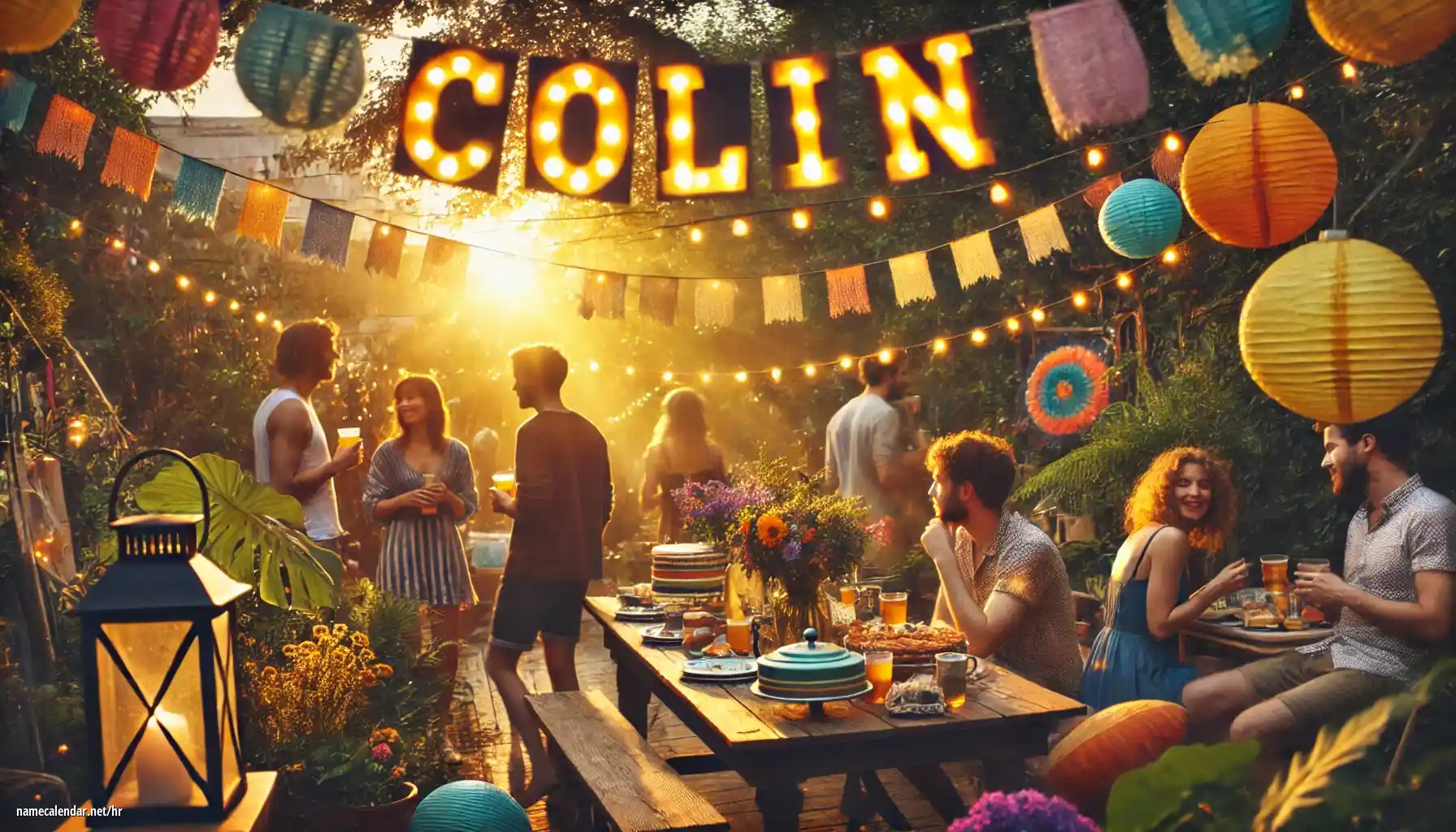 Proslava imendana i imendana - Colin