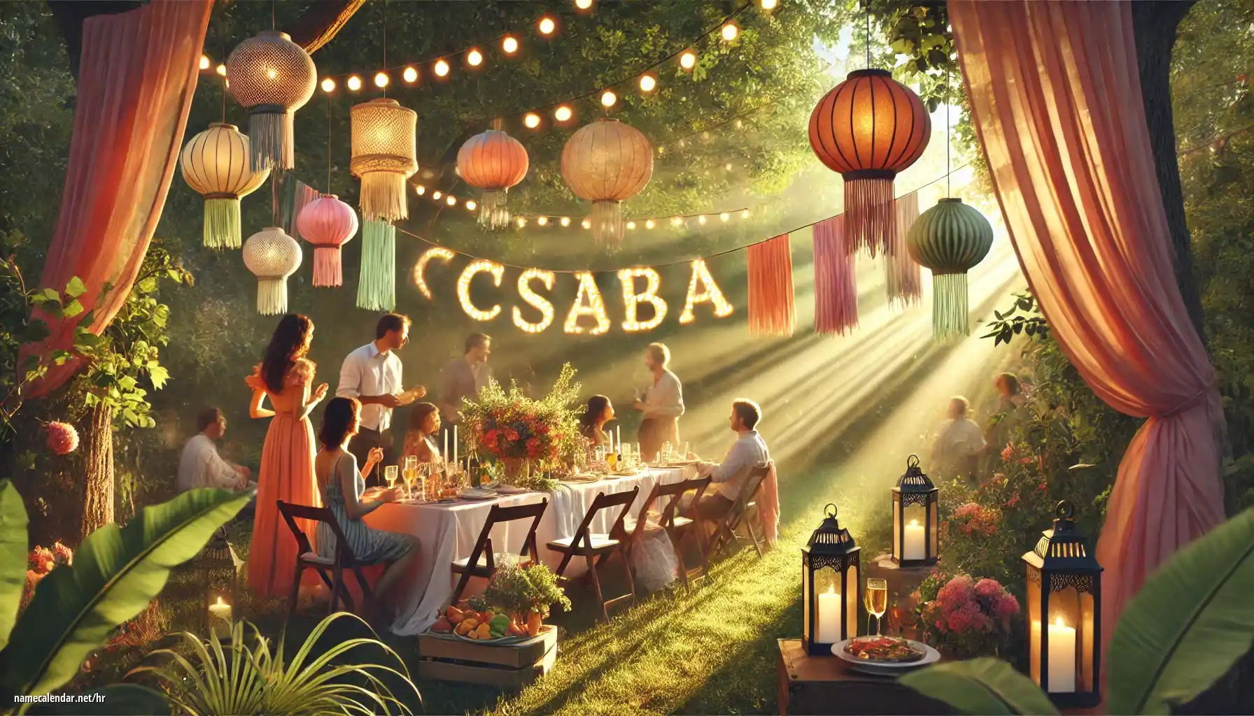 Proslava imendana i imendana - Csaba