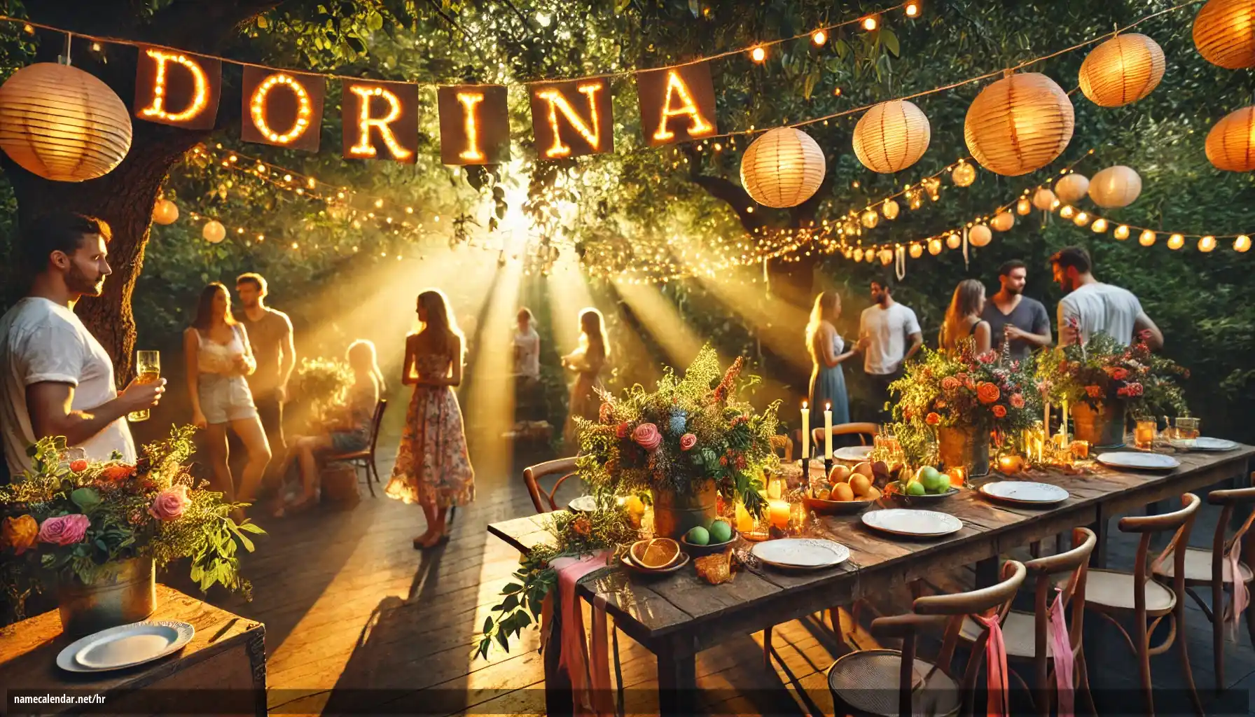 Proslava imendana i imendana - Dorina