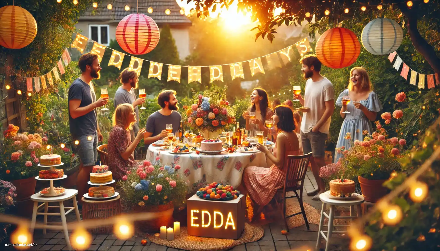 Proslava imendana i imendana - Edda