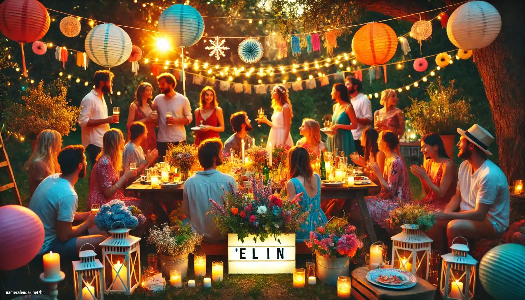 Proslava imendana i imendana - Elin