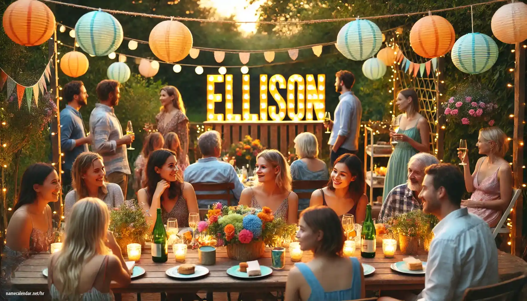 Proslava imendana i imendana - Ellison