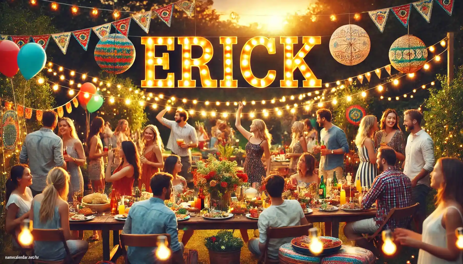 Proslava imendana i imendana - Erick