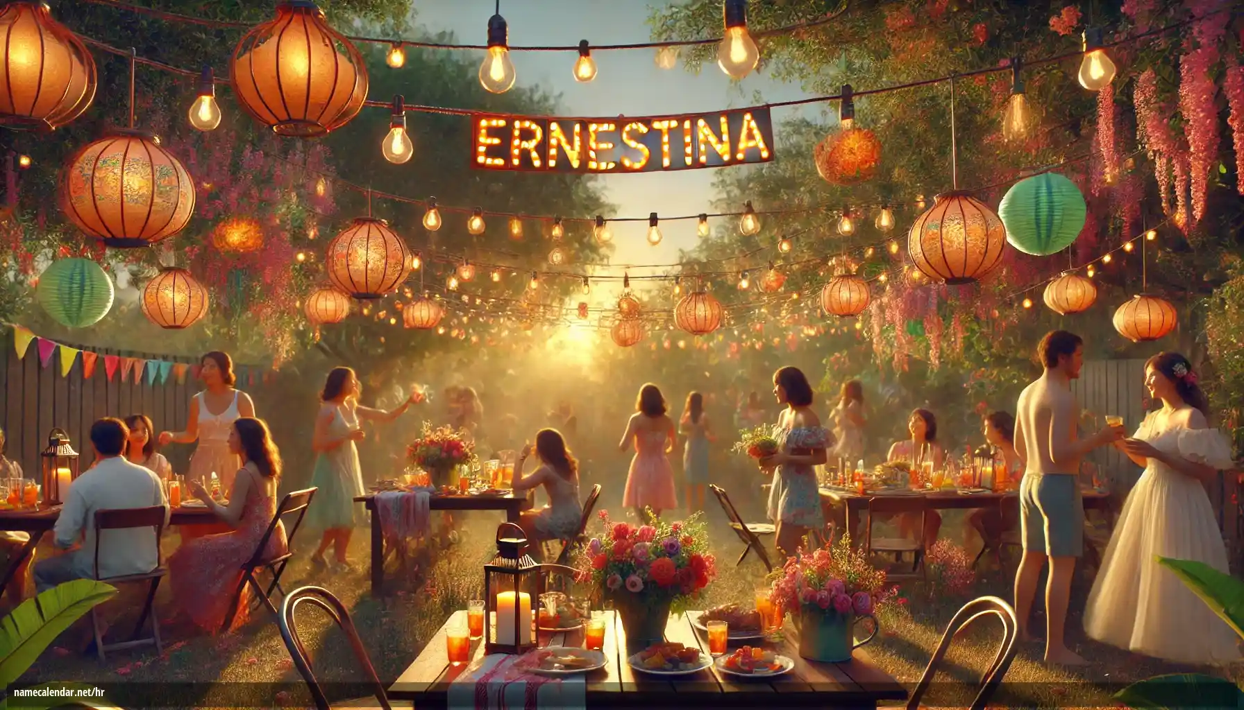 Proslava imendana i imendana - Ernestina