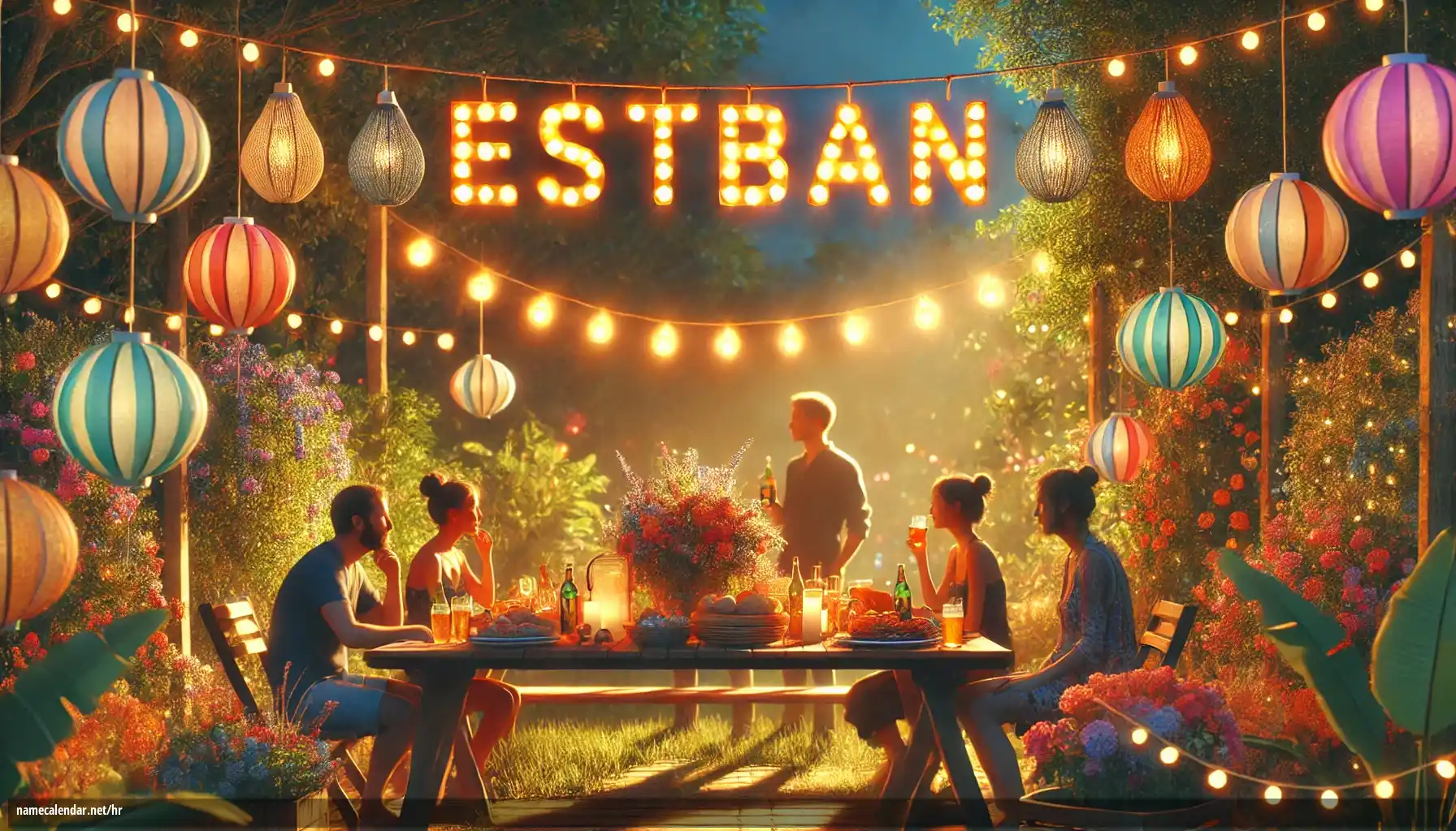 Proslava imendana i imendana - Esteban