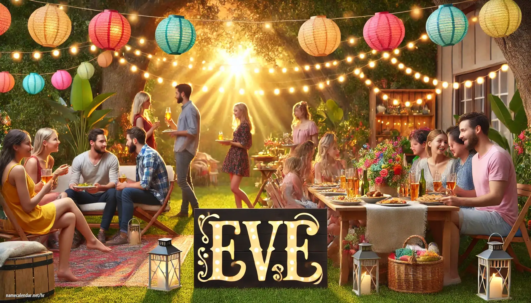 Proslava imendana i imendana - Eve