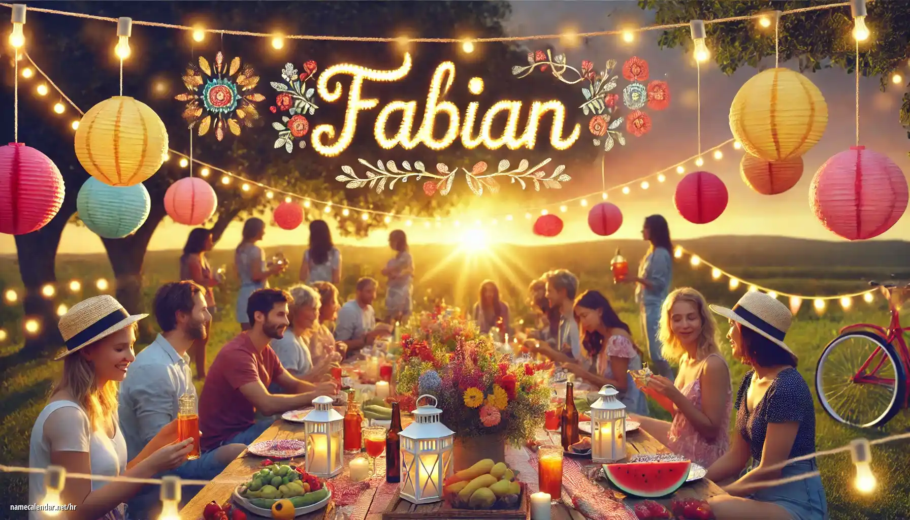 Proslava imendana i imendana - Fábián