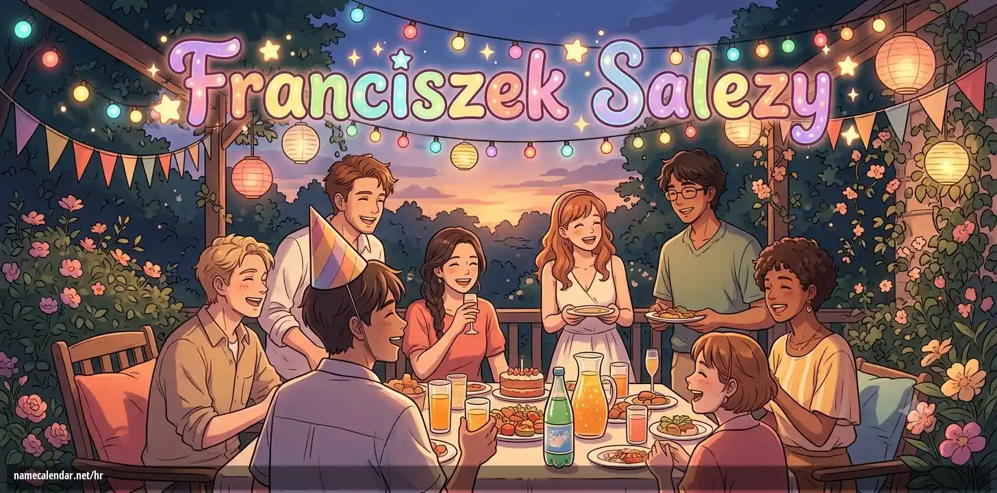 Proslava imendana i imendana - Franciszek Salezy
