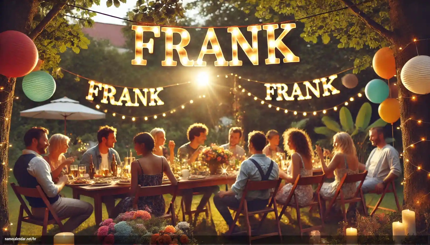 Proslava imendana i imendana - Frank