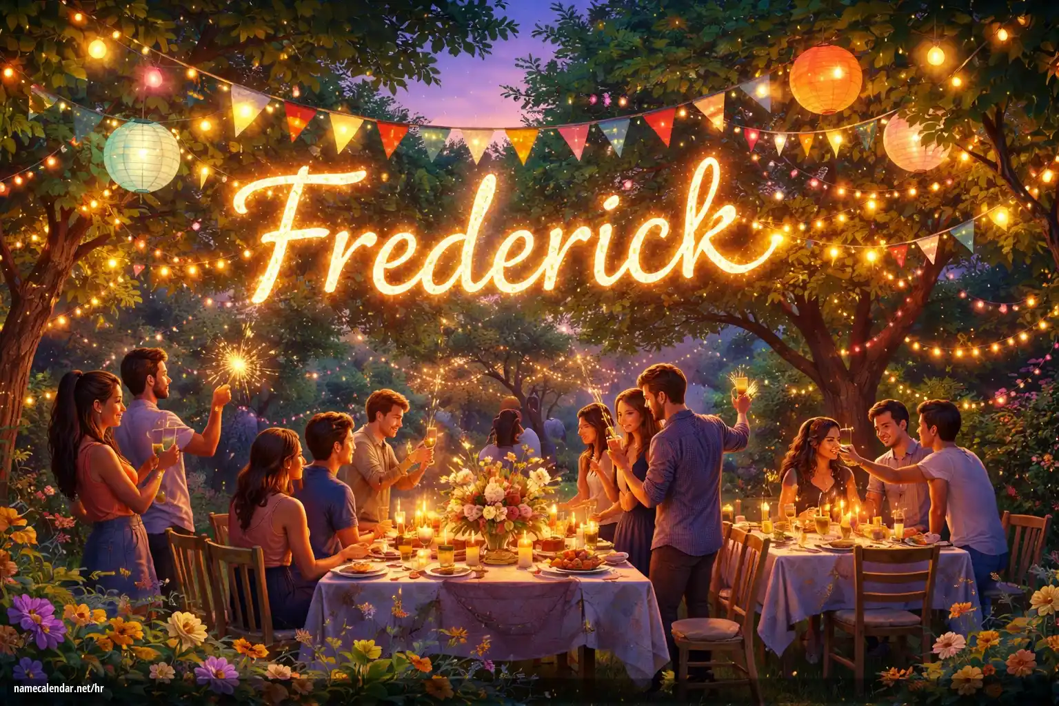 Proslava imendana i imendana - Frederick