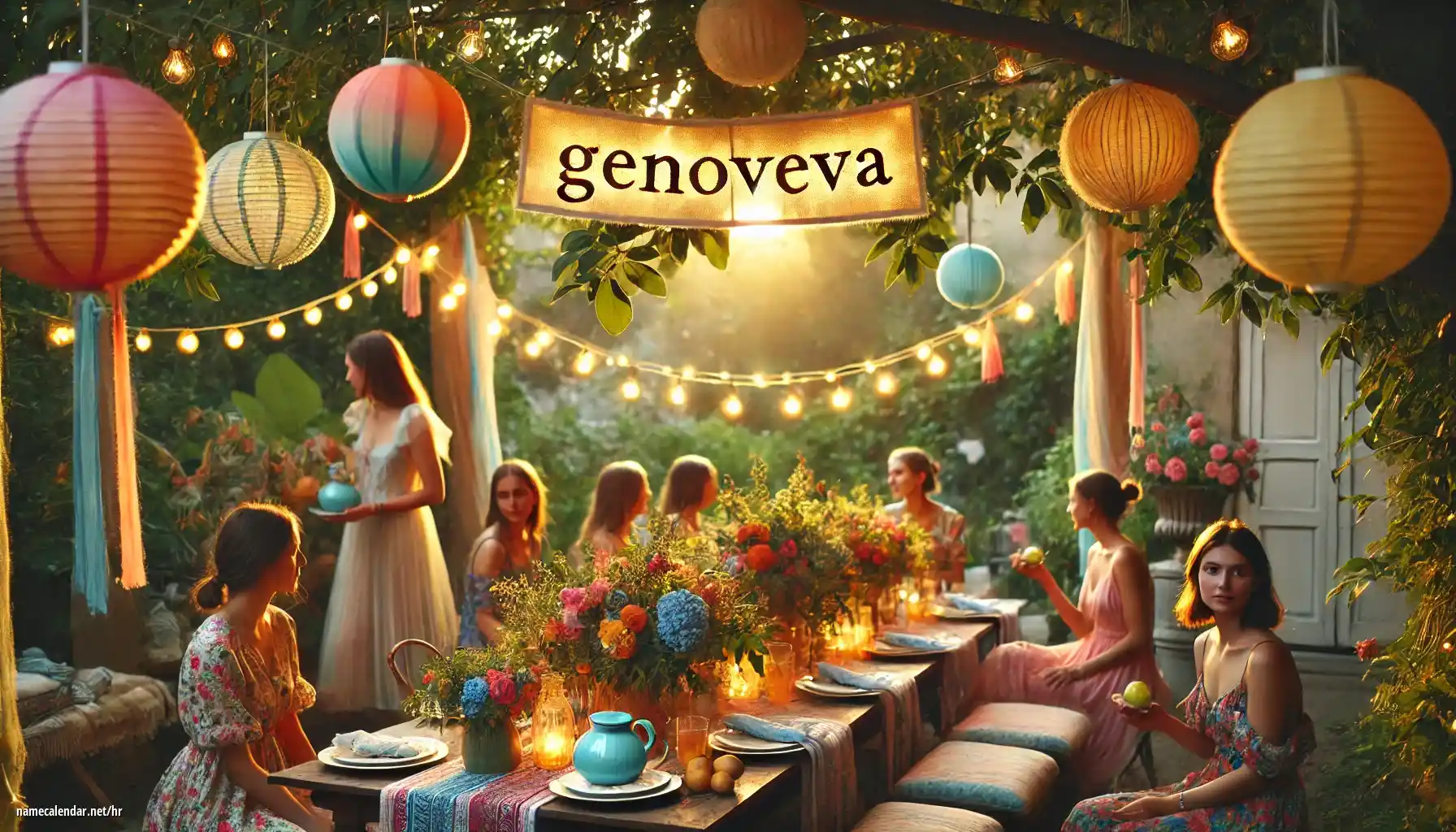 Proslava imendana i imendana - Genoveva