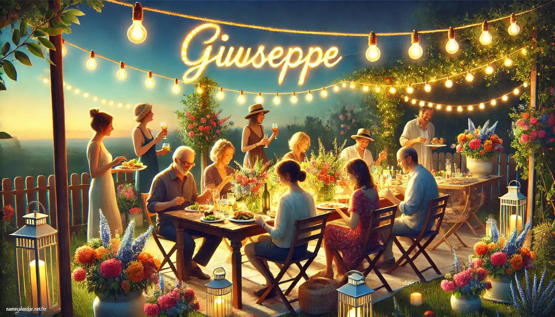 Proslava imendana i imendana - Giuseppe