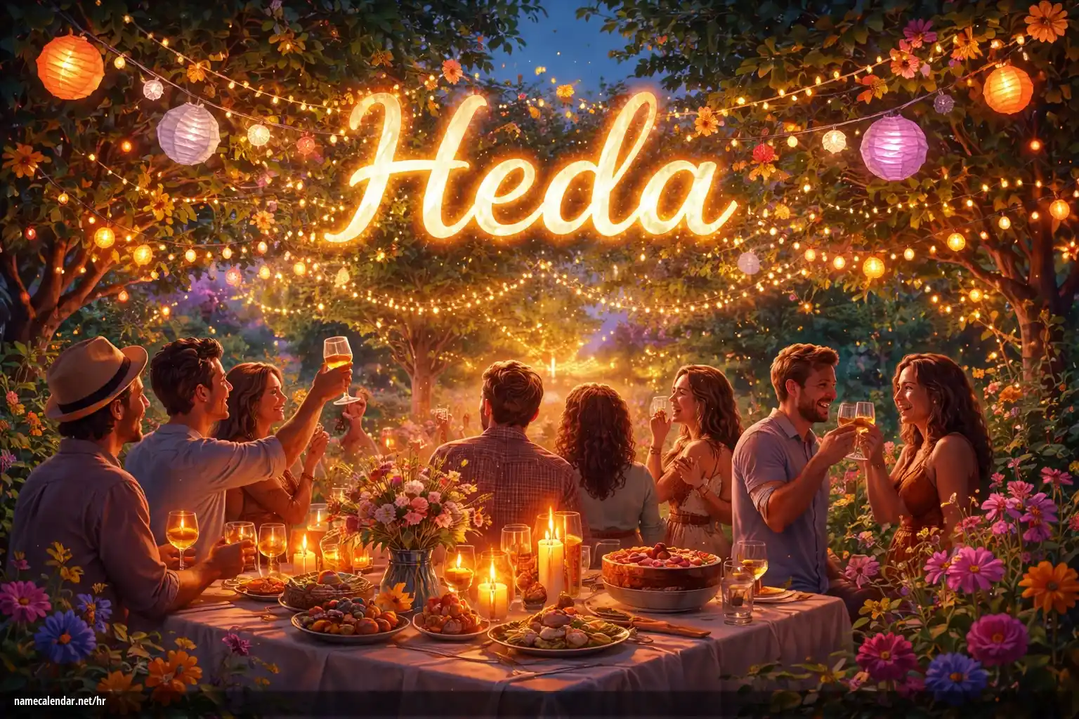 Proslava imendana i imendana - Heda