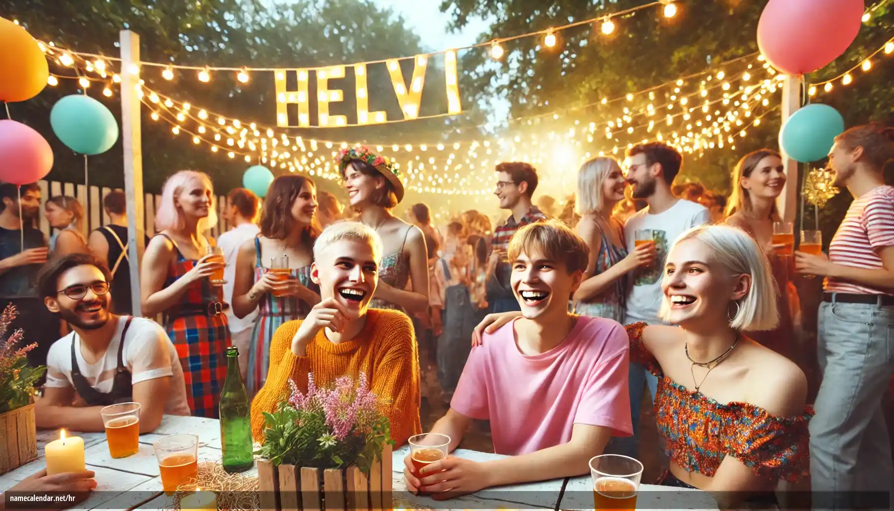 Proslava imendana i imendana - Helvi