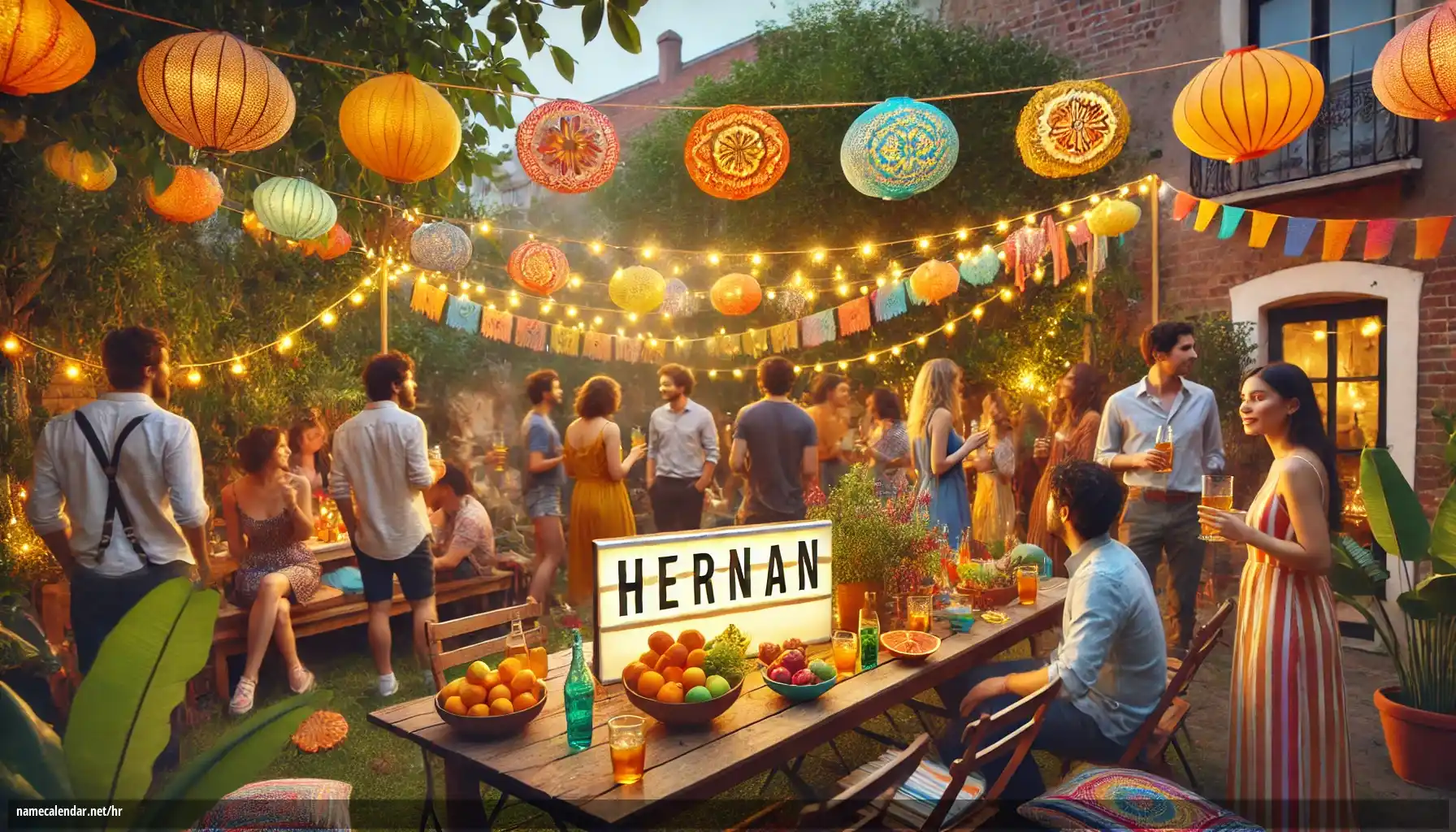 Proslava imendana i imendana - Hernán