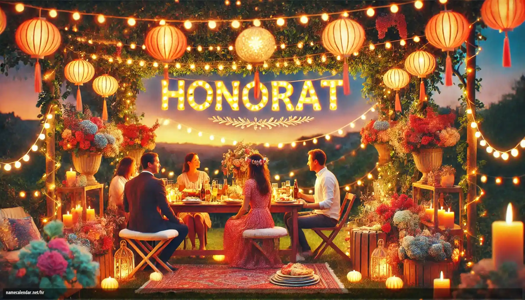Proslava imendana i imendana - Honorat