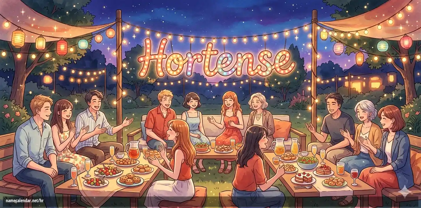 Proslava imendana i imendana - Hortense