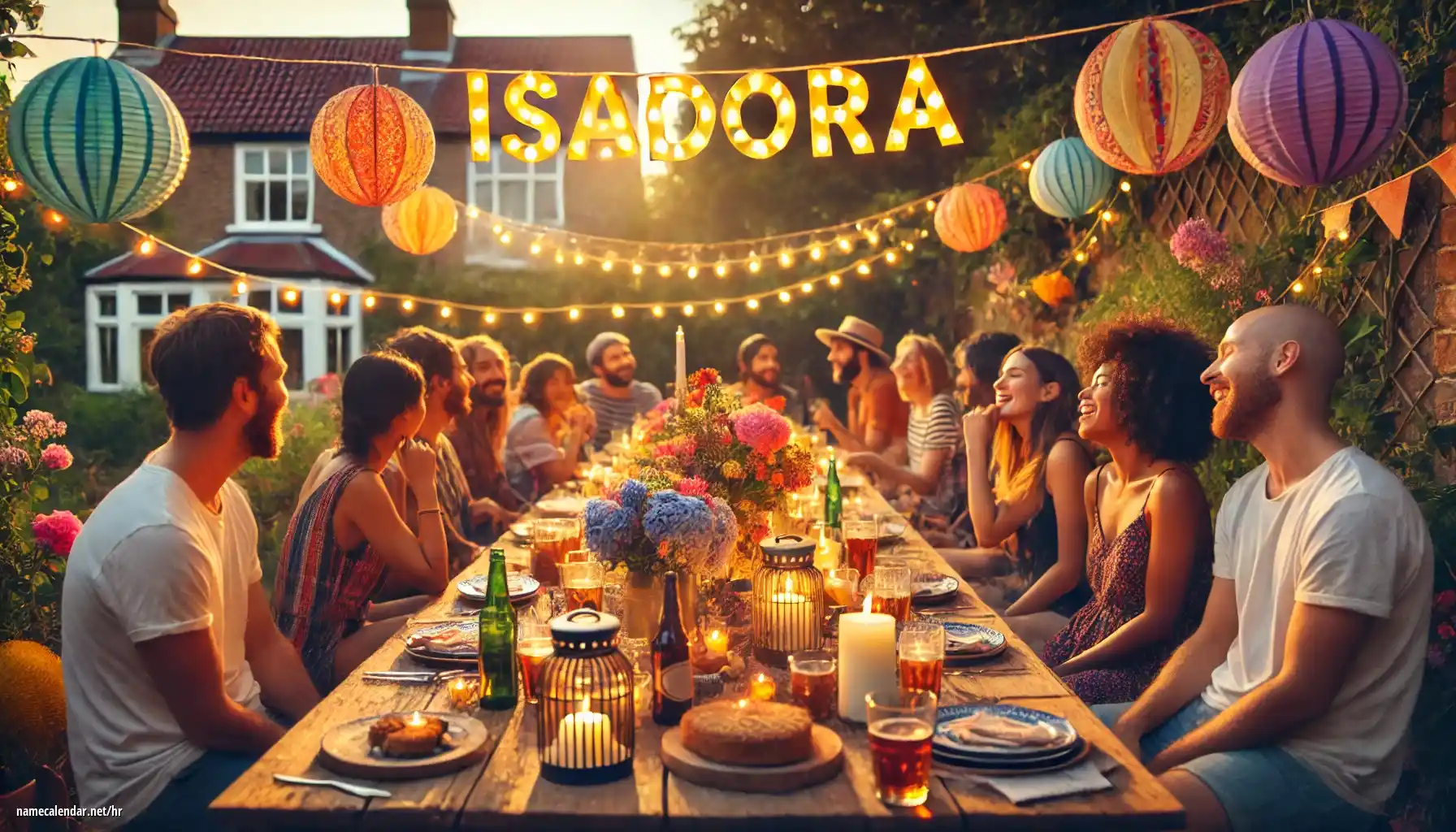 Proslava imendana i imendana - Isadora