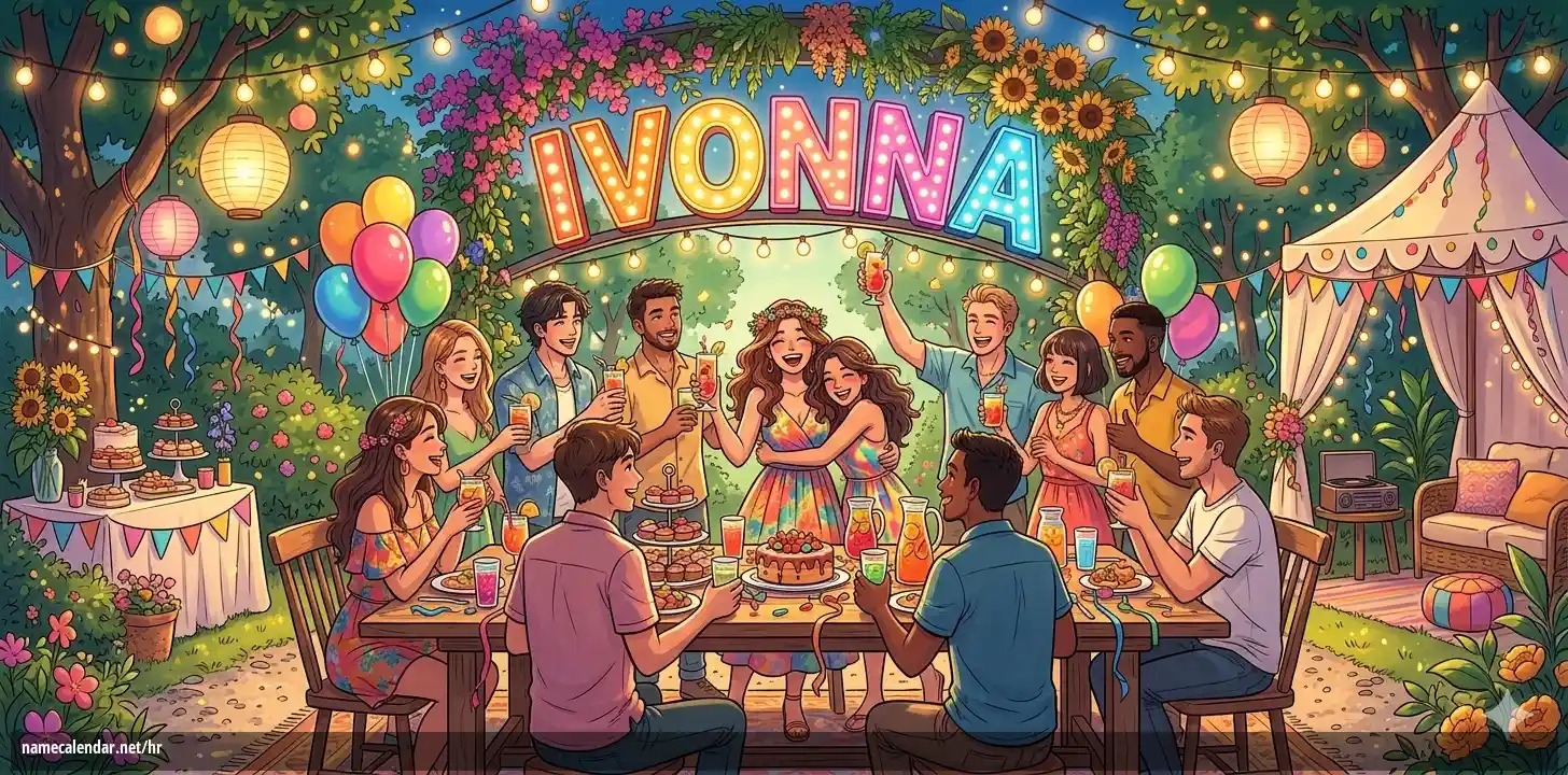 Proslava imendana i imendana - Ivonna