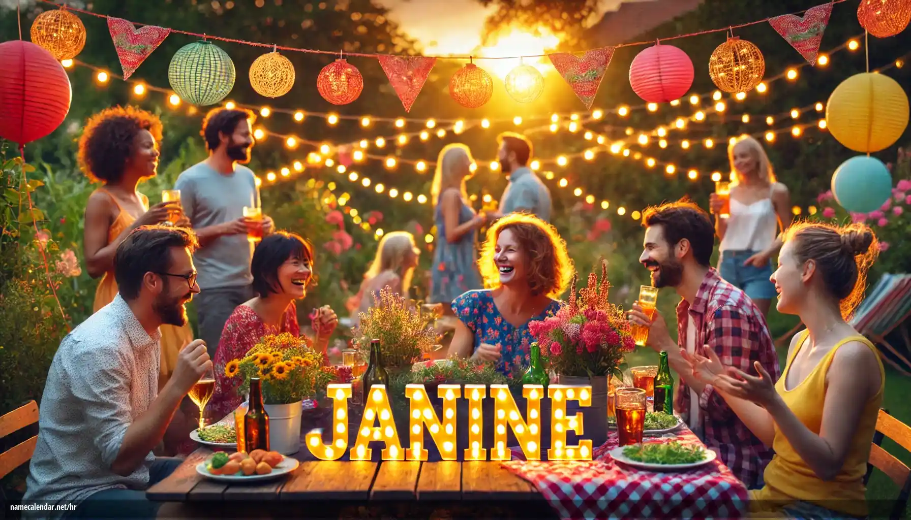 Proslava imendana i imendana - Janine