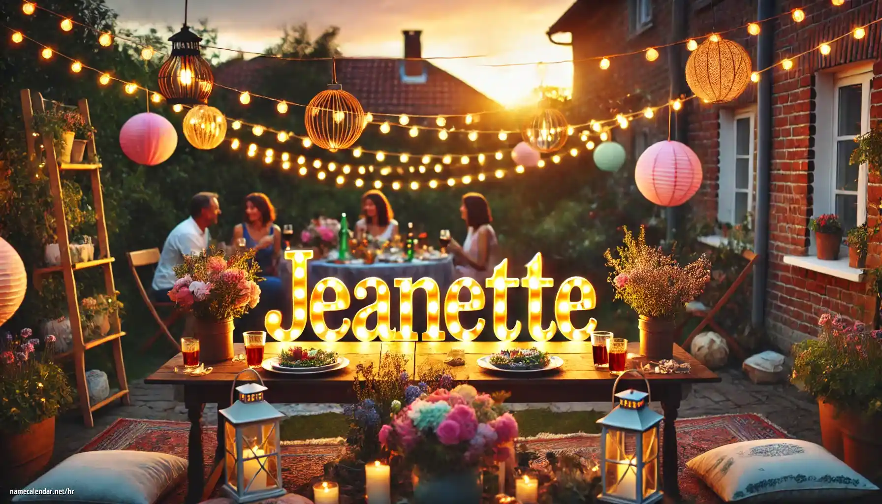 Proslava imendana i imendana - Jeanette