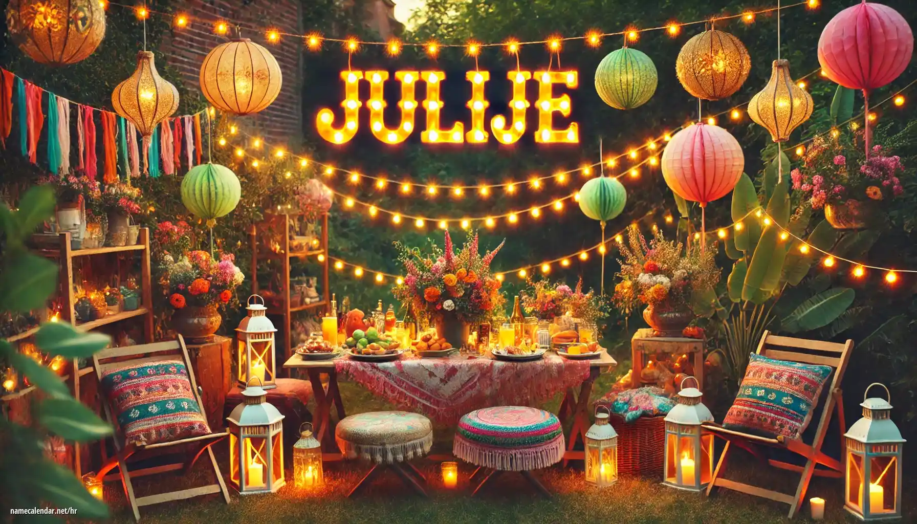 Proslava imendana i imendana - Julije